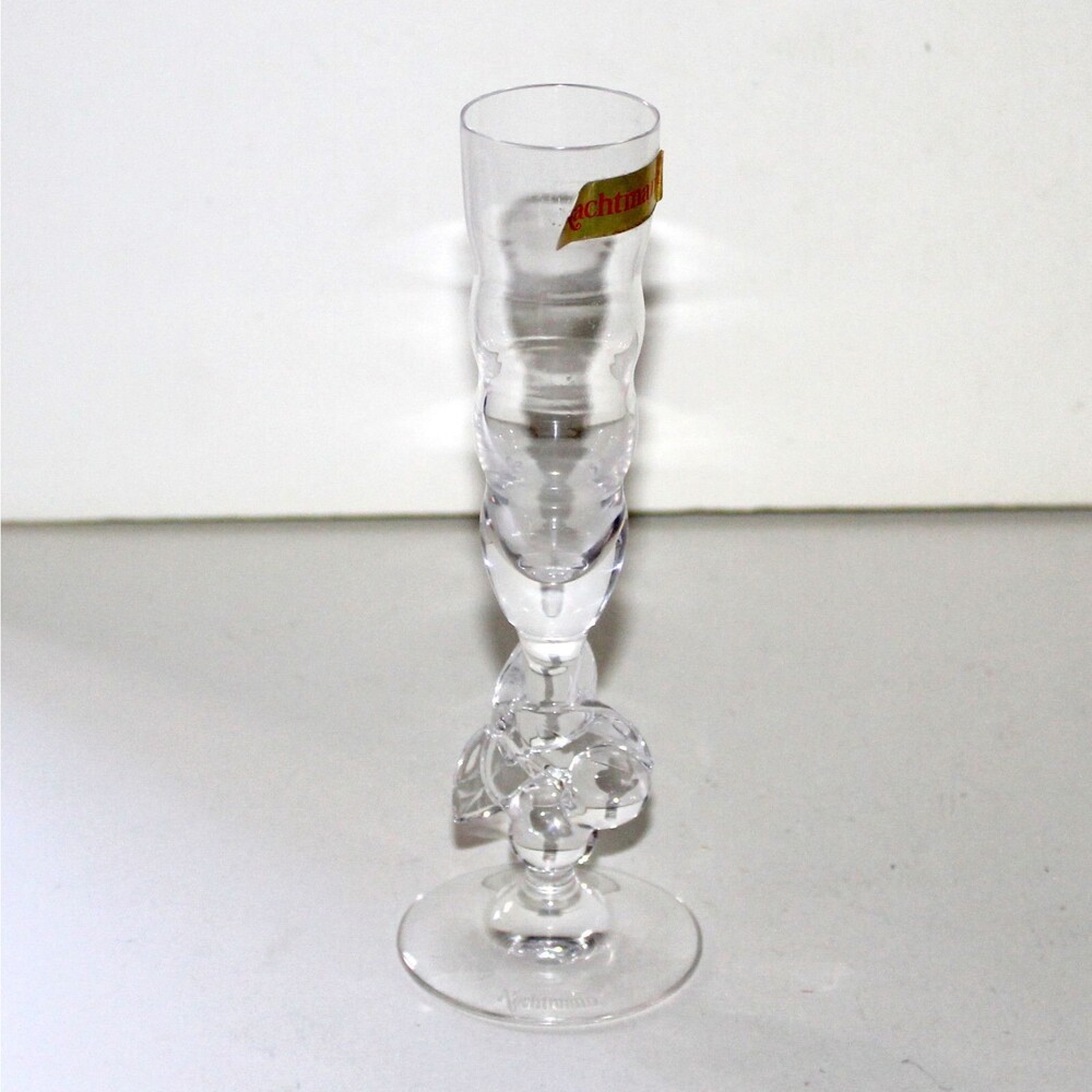 Vintage Nachtmann Cordial Glass Cherry Stem clear crystal Germany